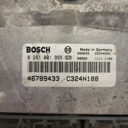 FIAT PUNTO 2 ECU / 0281001955 / 46789433 / BOSCH