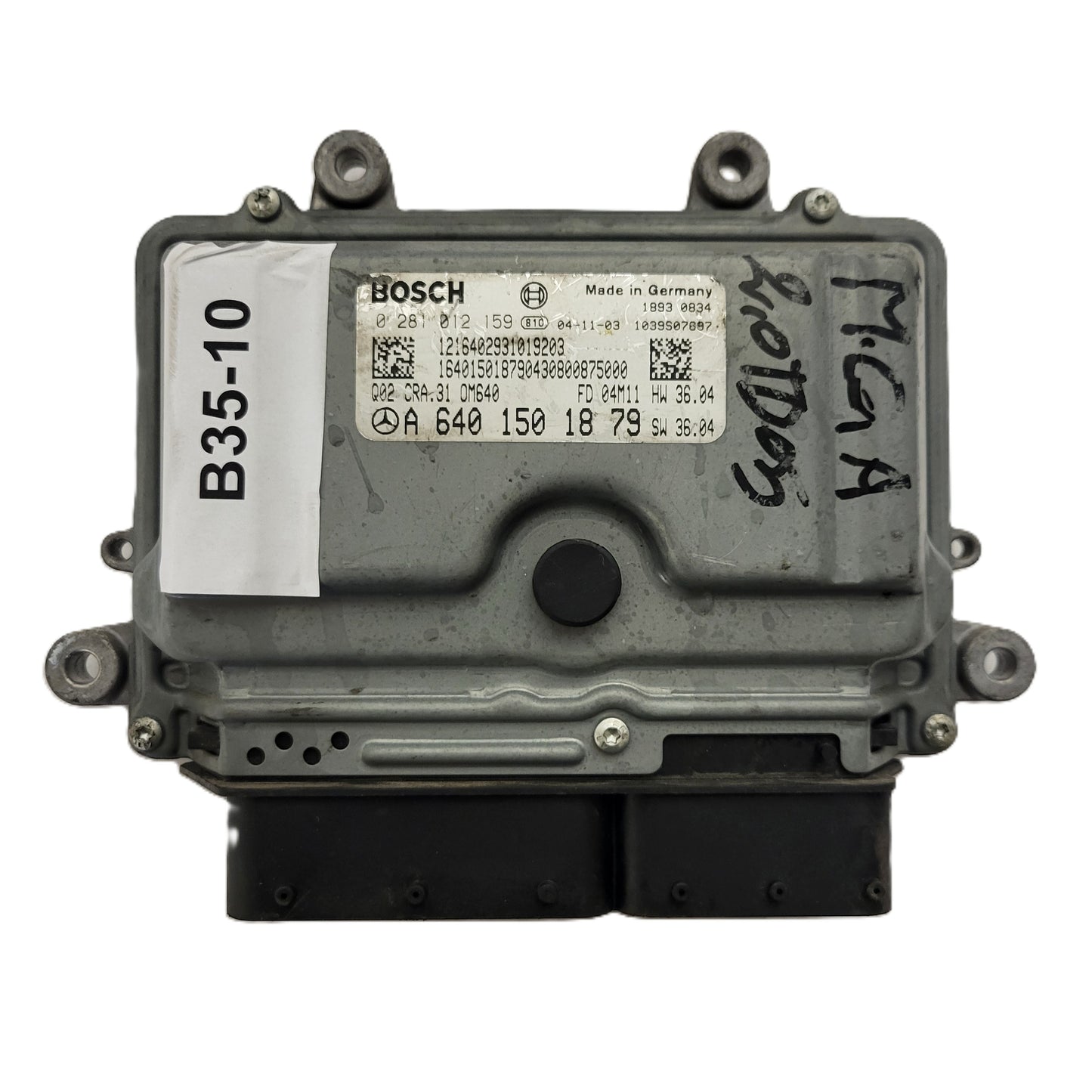 MERCEDES BENZ W169 ECU / 0281012159 / A6401501879 / CRA.31 / OM640 / BOSCH