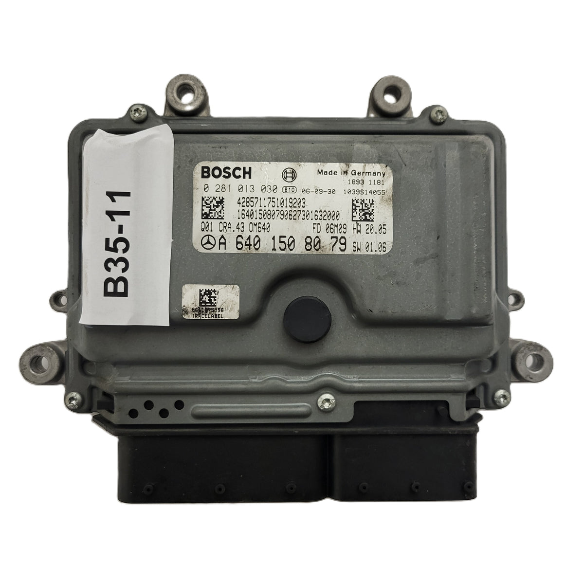 Mercedes a W169 ECU / 0281013030 / A6401508079 / CRA.43 / BOSCH - B35-11 - 1