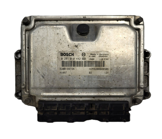 RENAULT MEGANE SCENIC ECU / 0281010442 / HOM 8200049306 / 8200199726 / BOSCH