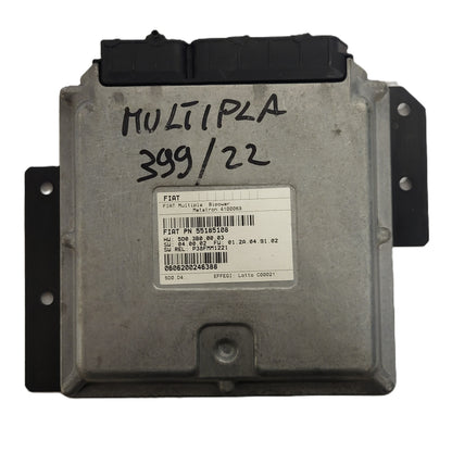 FIAT MULTIPLA BIPOWER ECU / 55185108 / 4100063 / 5D03B00003 / METATRON