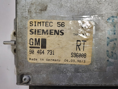 Opel ECU / 90464731 / 5WK9074 / S96008 / SIMTEC 56 / SIEMENS