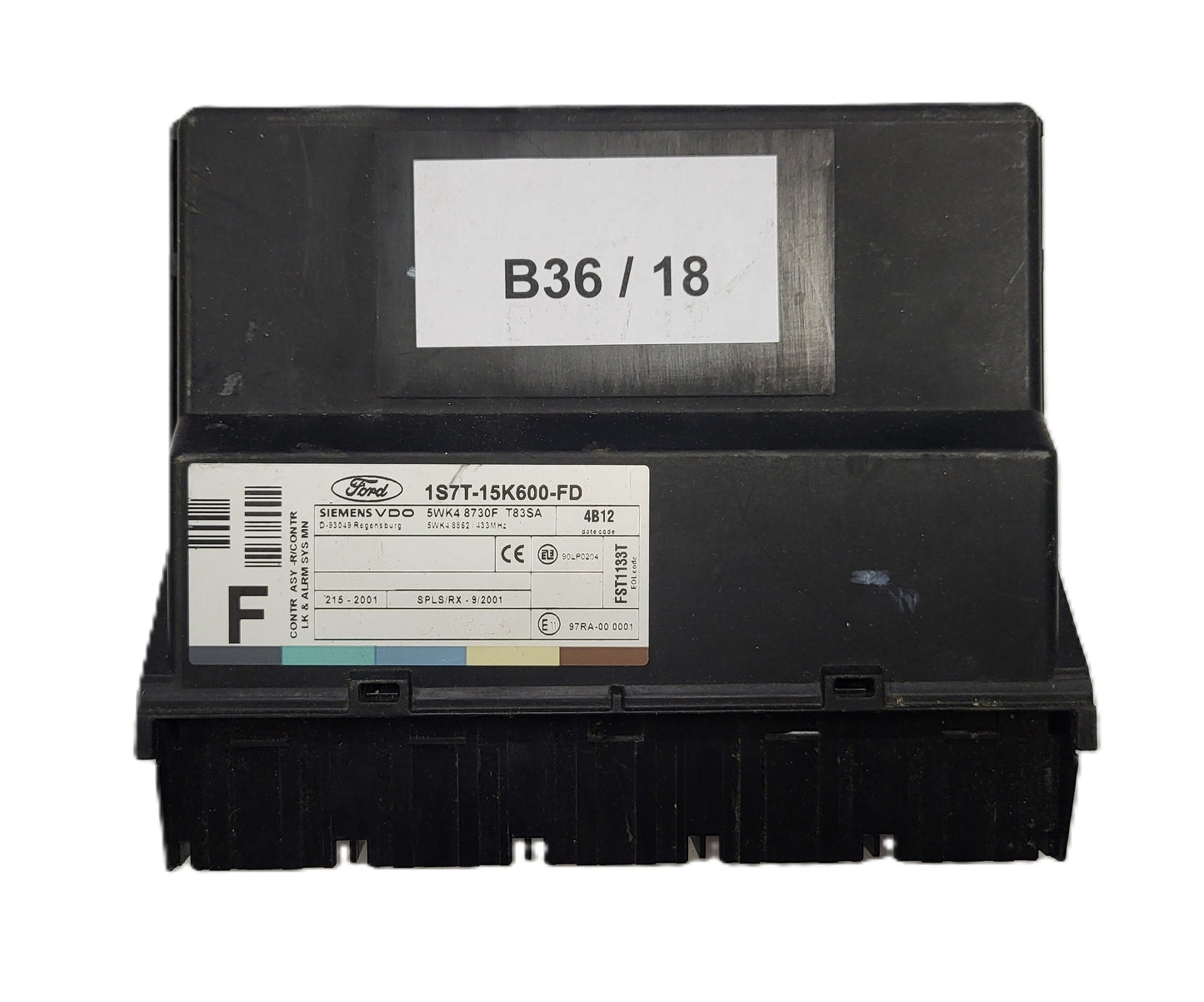 FORD FOCUS ECU / 1S7T-15K600-FD / 1S7T15K600FD / 5WK48730F / FST1133T / SIEMENS