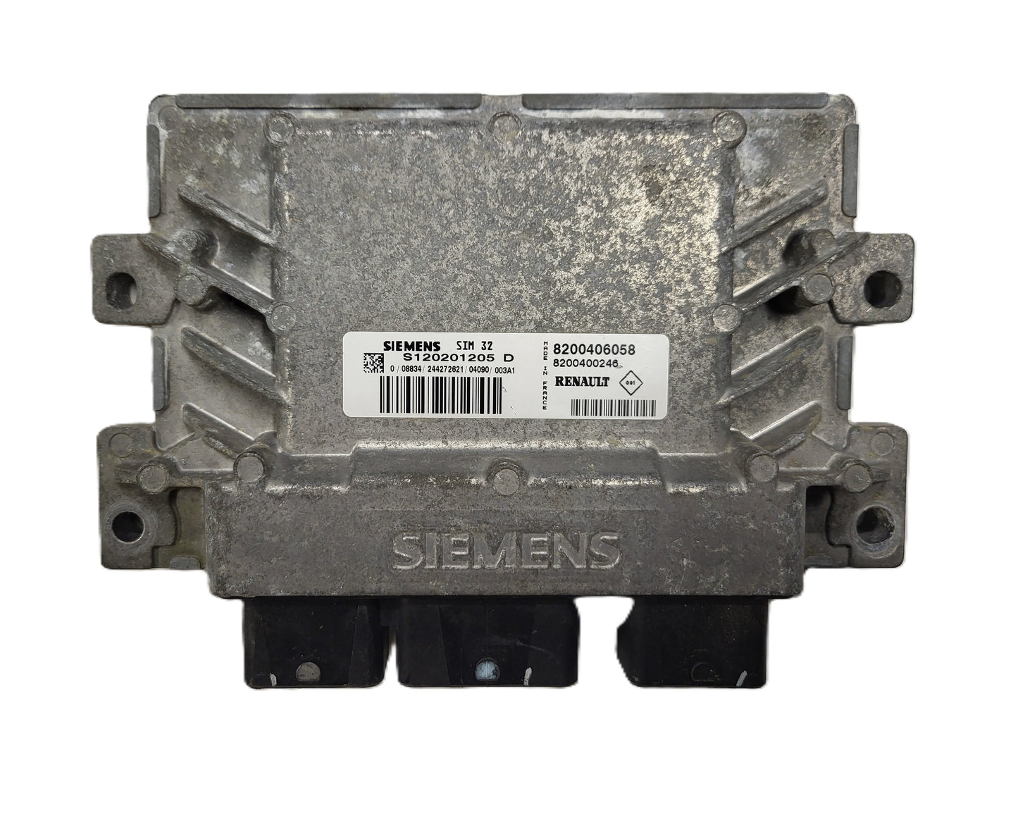 RENAULT ECU / S120201205D / S120201205 / 8200406058 / 8200400246 / SIM32/  SIEMENS