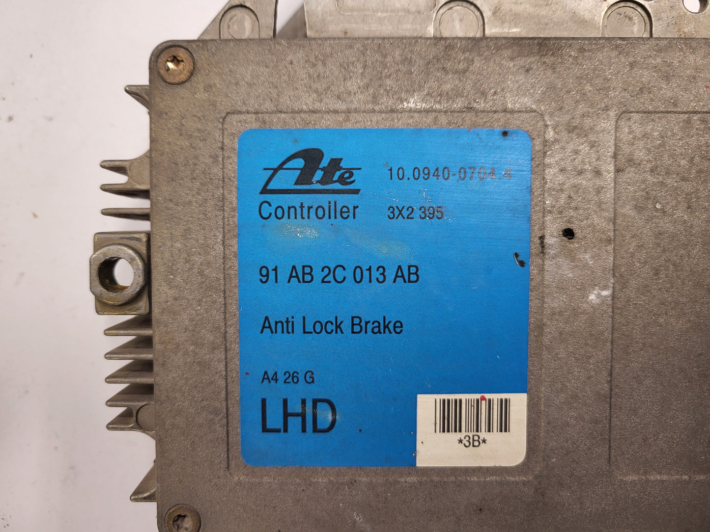 FORD ESCORT ABS ECU / 91AB2C013AB / 10.0940-0704.4 / 3X2395