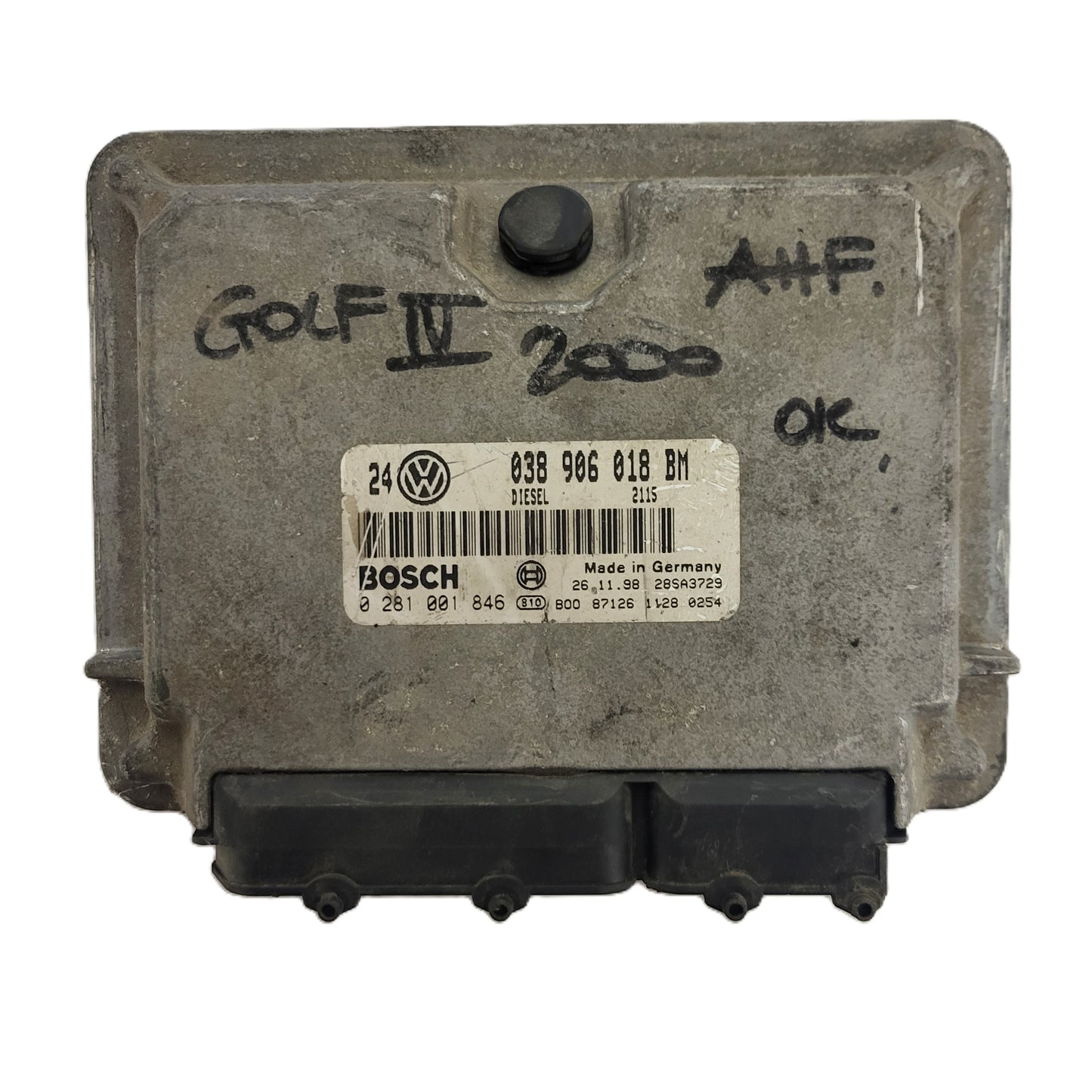 VW GOLF 4 1.9 ECU / 038906018BM / 0281001846 / BOSCH