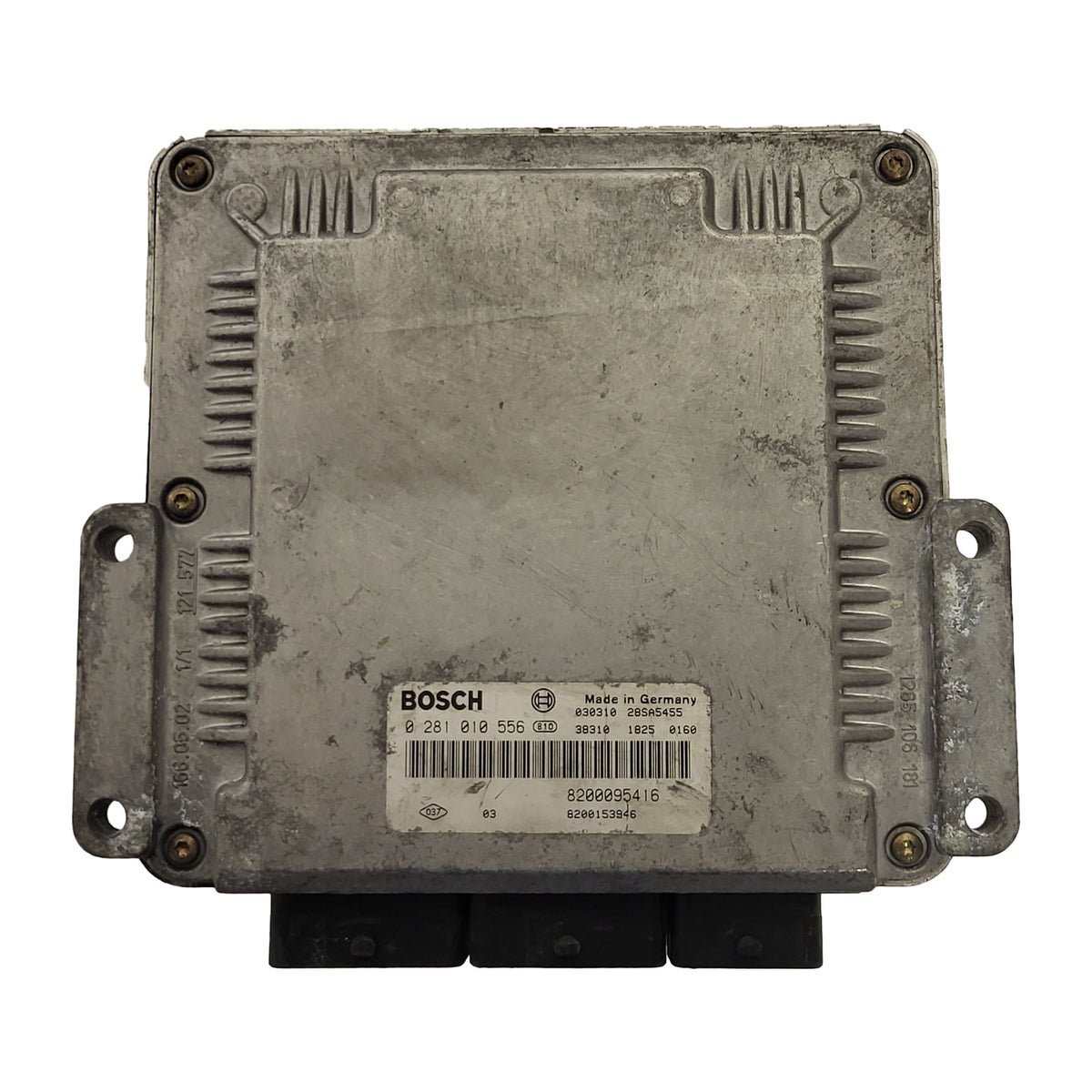 Renault Laguna ECU / 0281010556 / 8200153946 / 8200095416 / 28SA5455 / BOSCH - B37-21 - 1