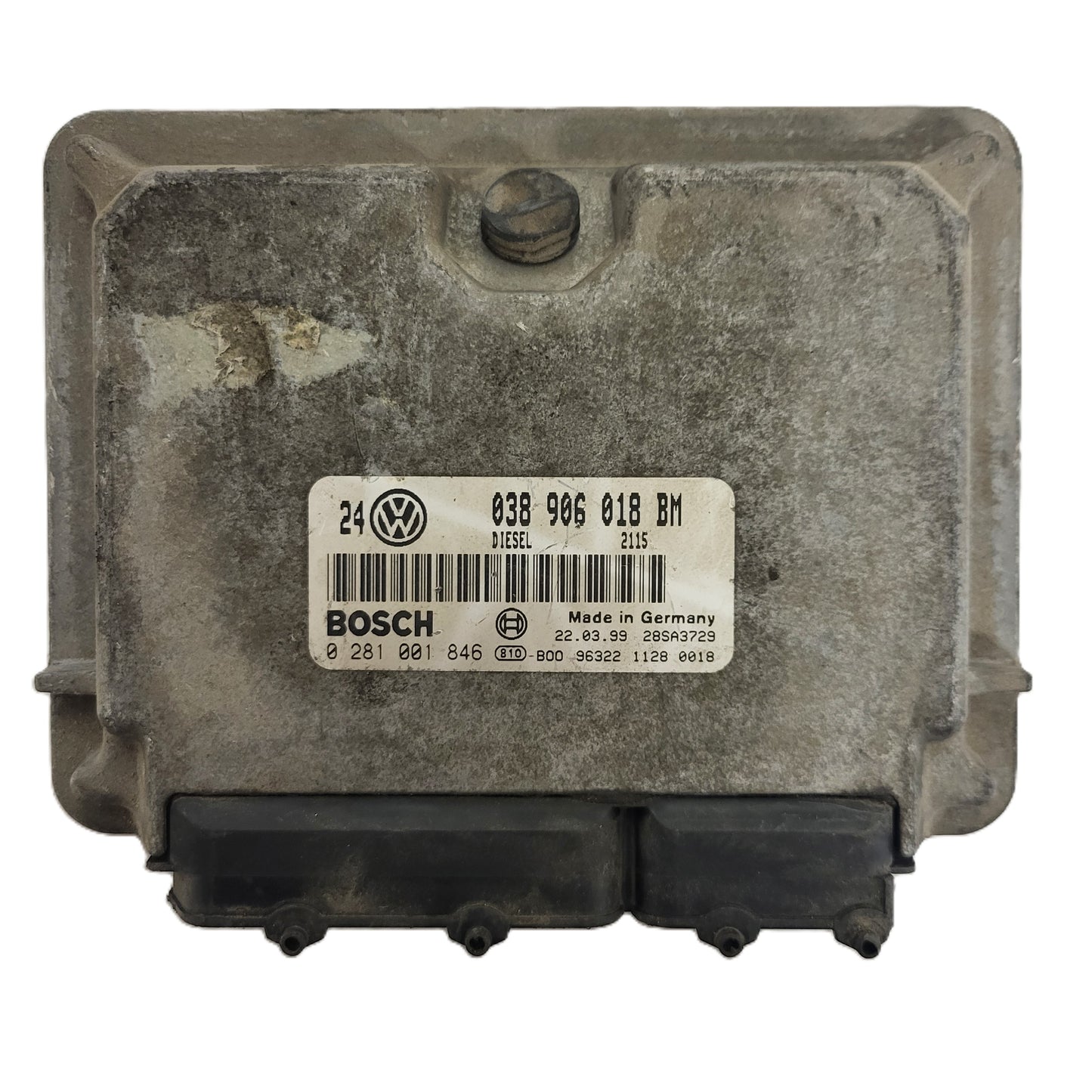 VW GOLF 4 1.9 ECU / 038906018BM / 0281001846 / BOSCH