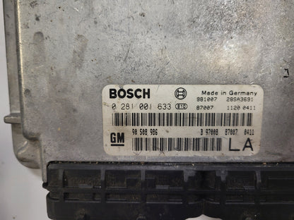 Opel ECU / 0281001633 / 90508986 / 28SA3691 / BOSCH