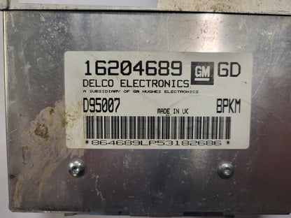 Opel ECU / 16204689 / D95007 / BPKM / DELCO