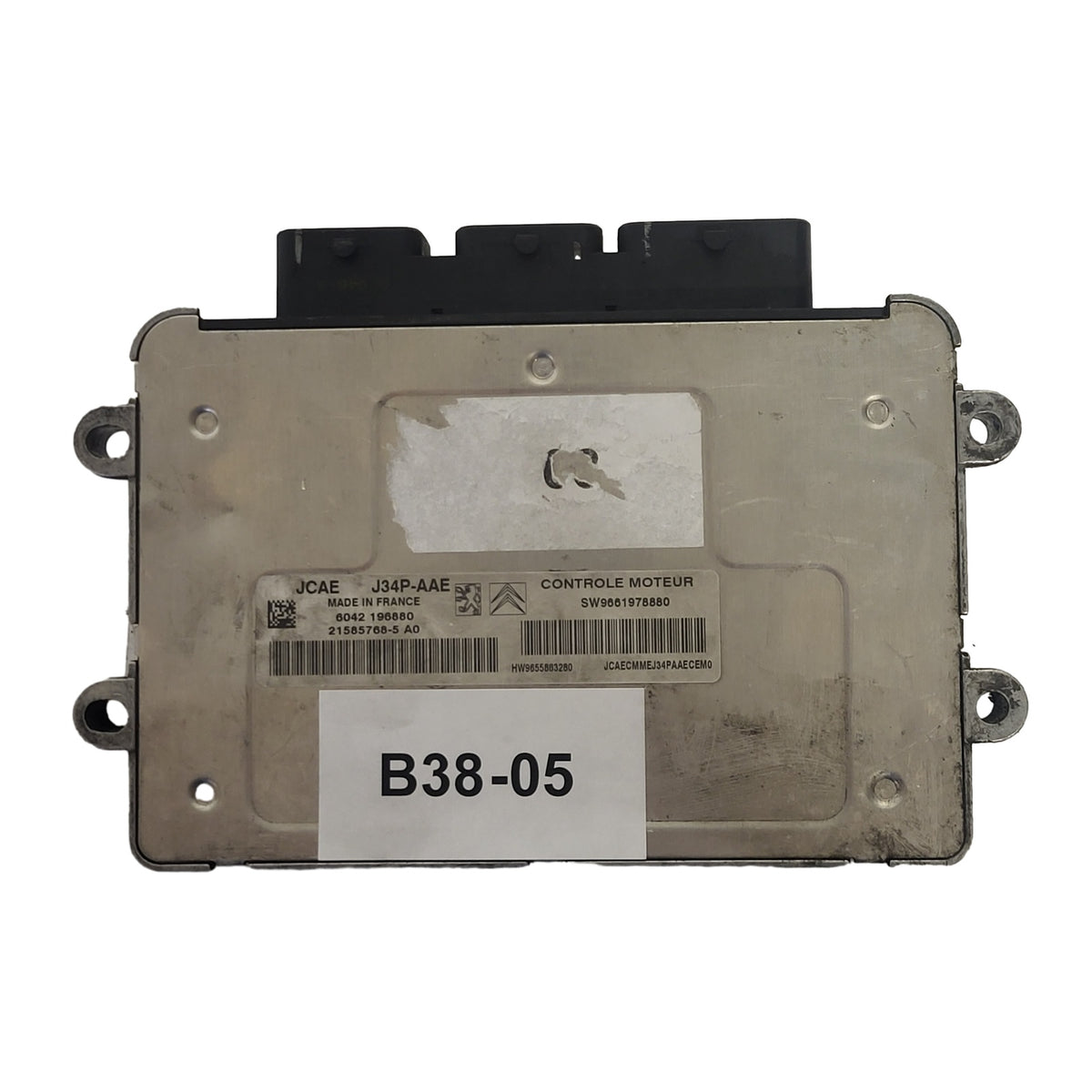 PEUGEOT CITROEN ECU / J34P-AAE / 21585768-5 / 21585768-5A0 / 9661978880 / J34P - B38-05 - 1