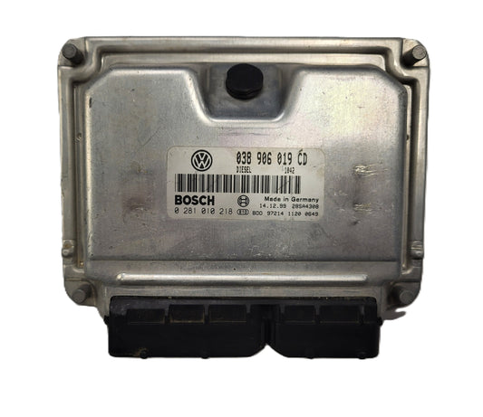 VW SKODA VAG ECU / 038906019CD / 0281010218 / 038906019 / BOSCH