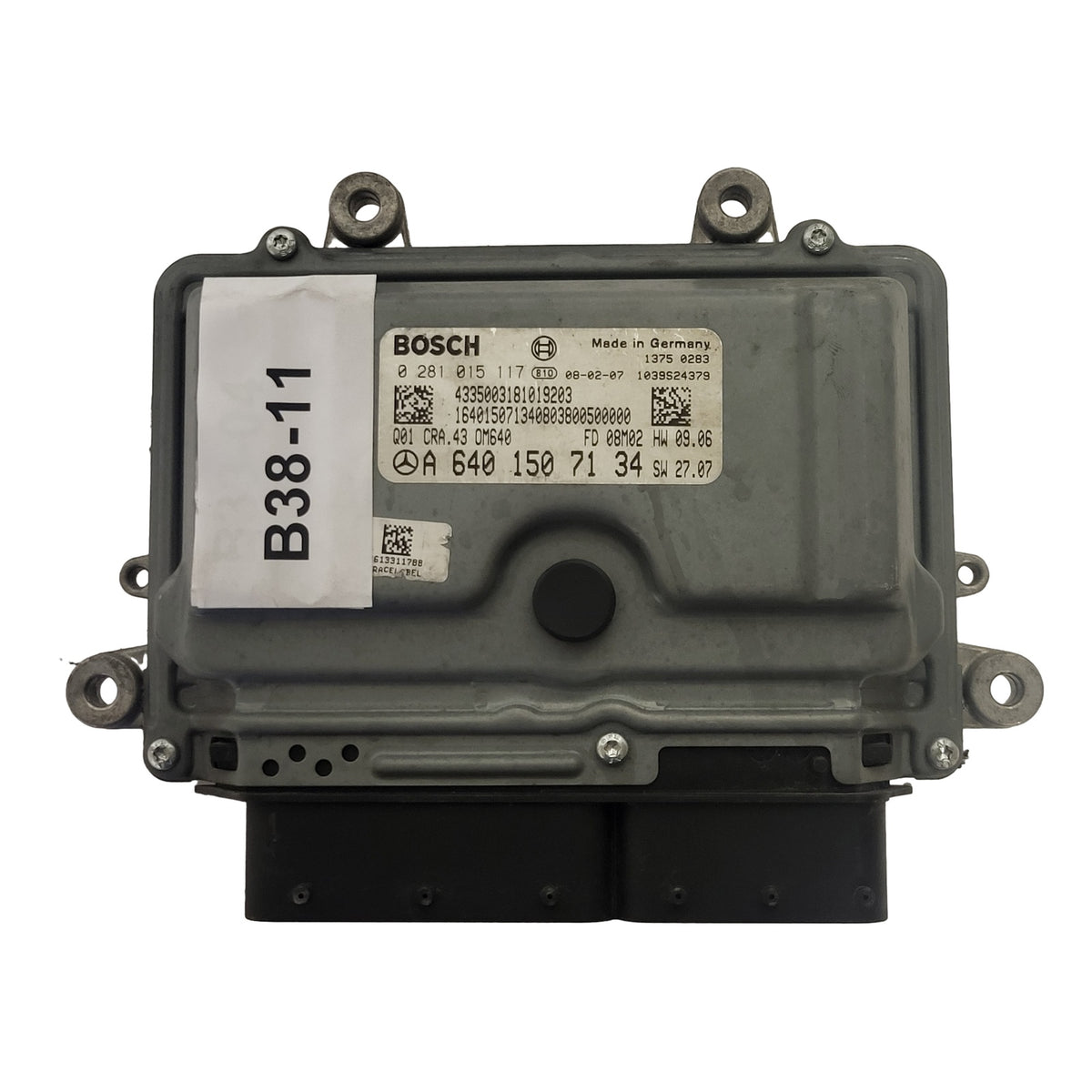 MERCEDES BENZ ECU / 0281015117 / A6401507134 / BOSCH - B38-11 - 1