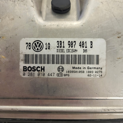VW PASSAT 1.9 ECU / 4Z7907401B / 0281010447 / BOSCH