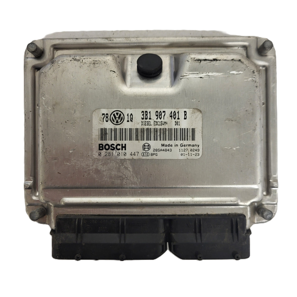 VW PASSAT 1.9 ECU / 4Z7907401B / 0281010447 / BOSCH - B38-14 - 1