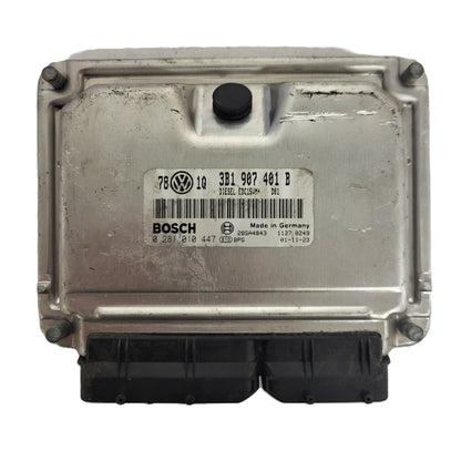 VW PASSAT 1.9 ECU / 4Z7907401B / 0281010447 / BOSCH - B38-14 - 1