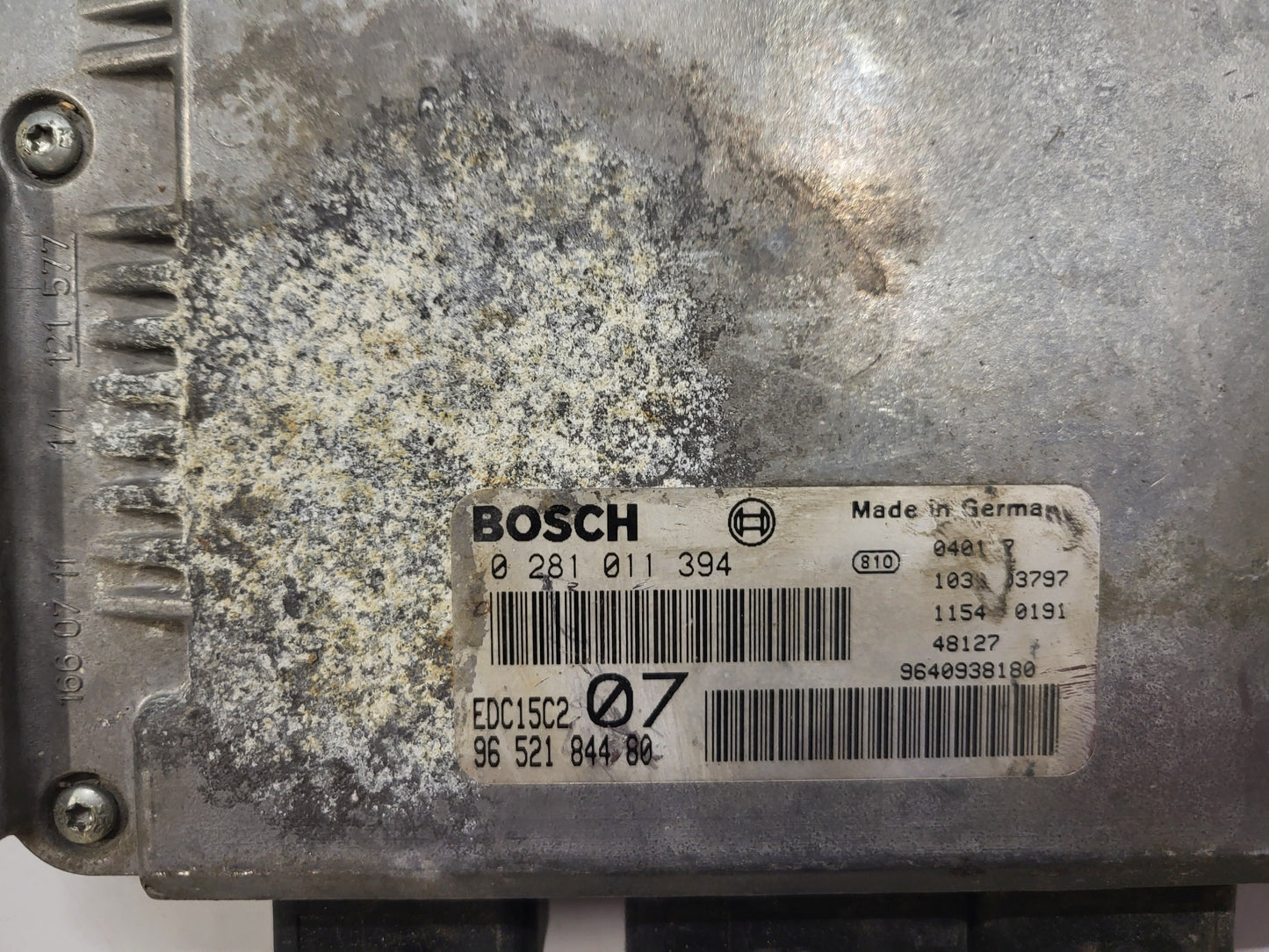 Citroen C5 ECU / 0281011394 / 965184480 / 9640938180 / EDC15C2 / BOSCH
