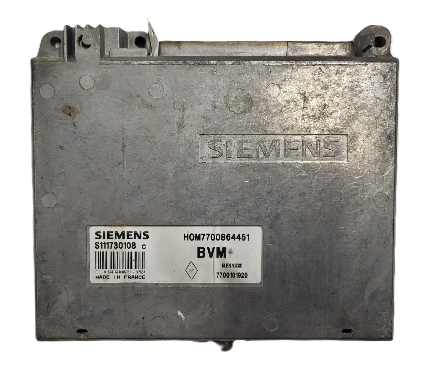 Renault ECU / S111730108C / HOM7700864451 / 7700101920 / S111730108 / SIEMENS