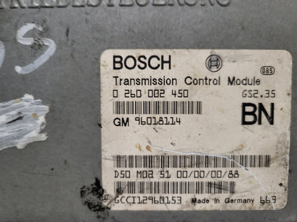 Opel Omega B ECU / 0260002450 / 96018114 / BOSCH / TRANSMISSION