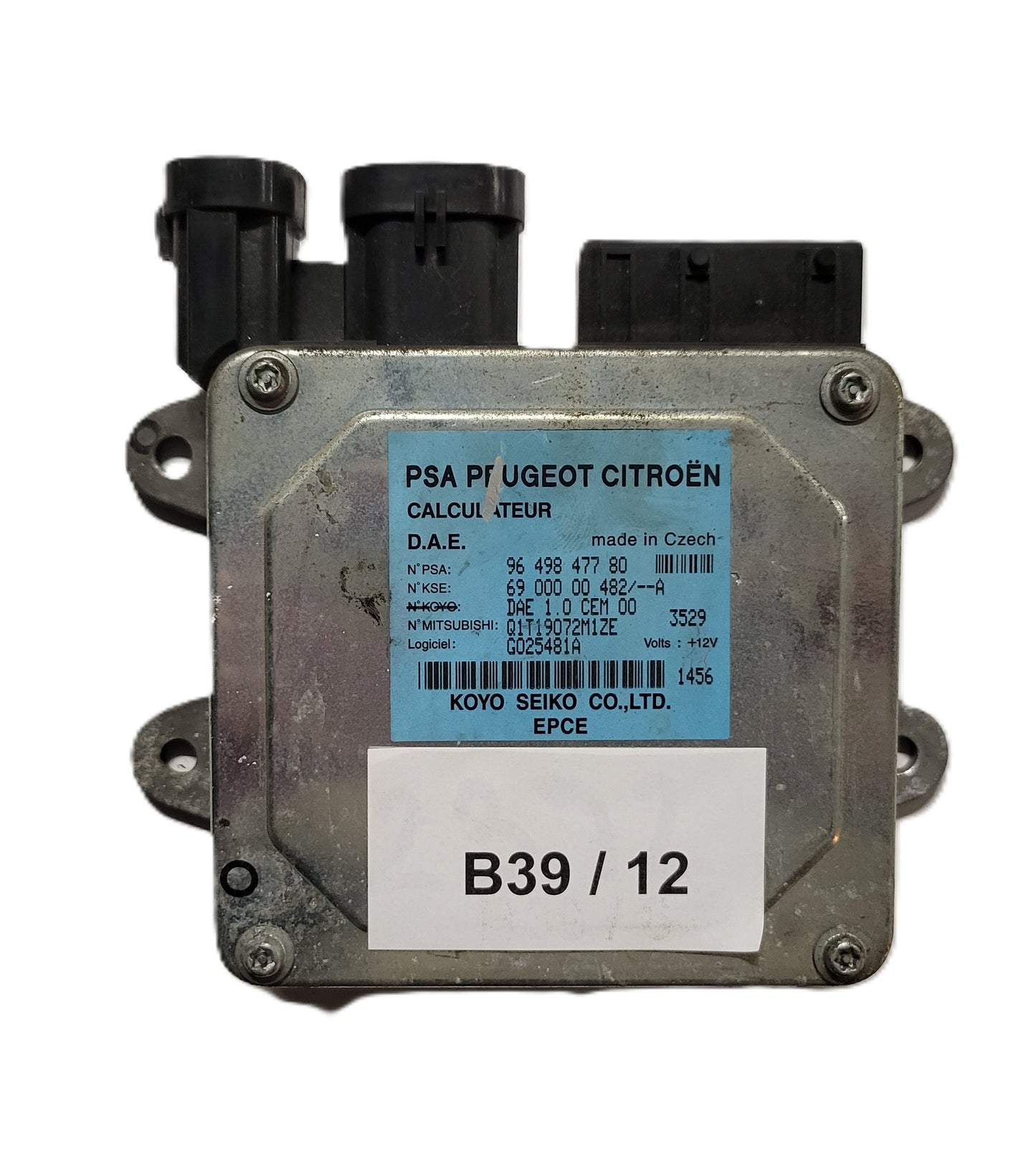 Peugeot Citroen Steering ECU / 9649847780 / 6900000482 / KOYO