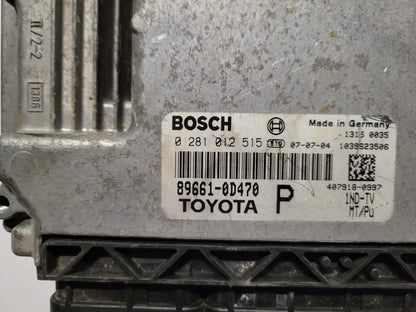TOYOTA YARIS 1ND-TV ECU / 0281012515 / 89661-0D470 / BOSCH