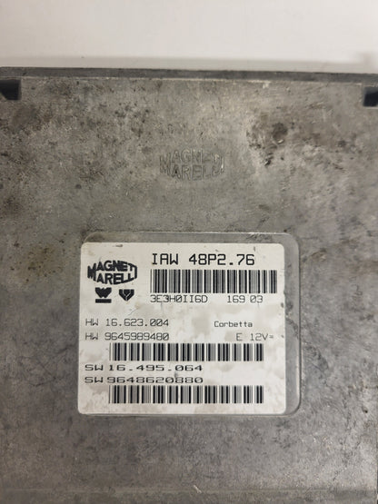Peugeot 206 1.1 ECU / IAW 48P2.76 / SW 9648620880 / HW 9645989480