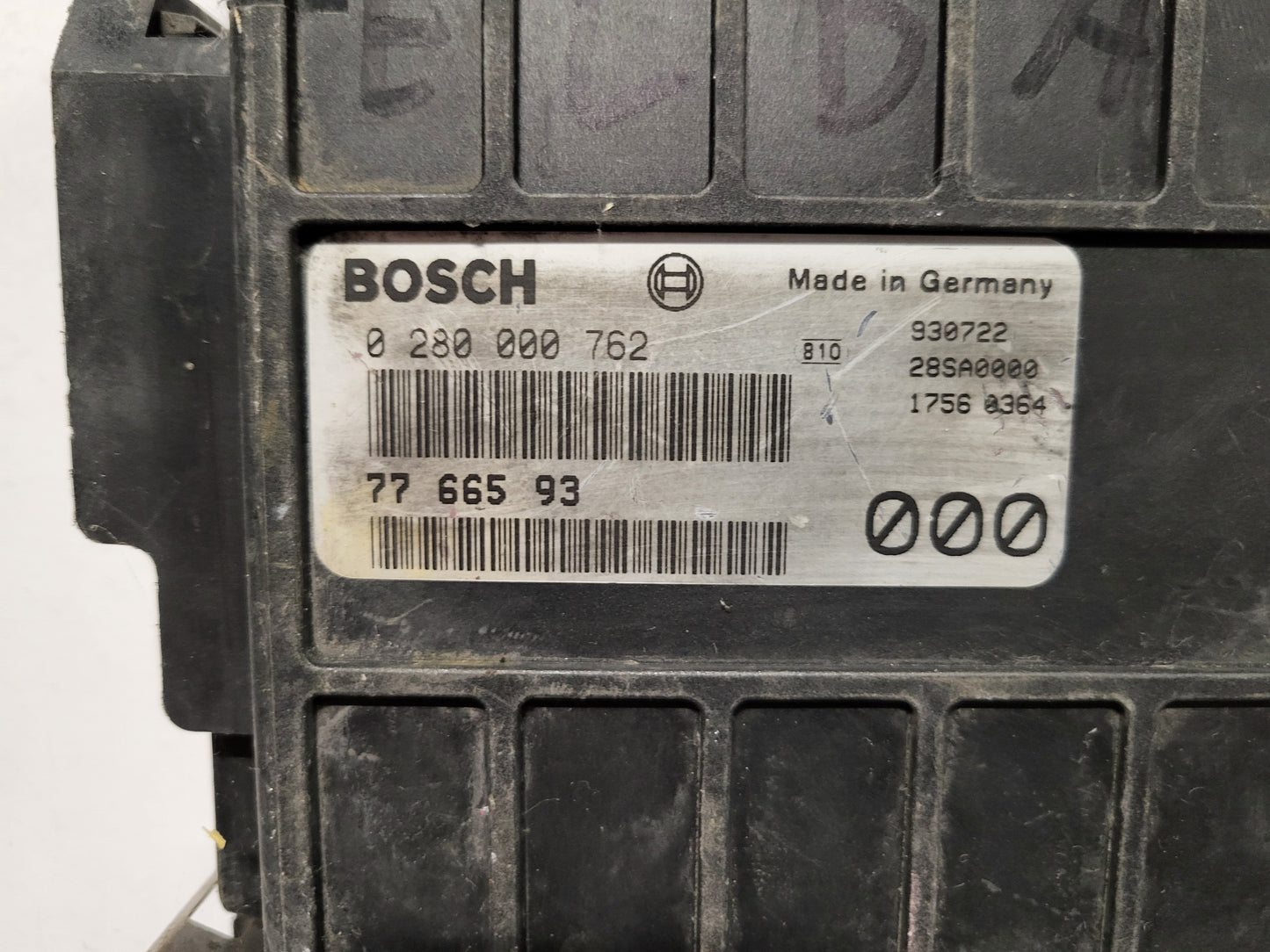 Fiat ECU / 0280000762 / 7766593 / BOSCH
