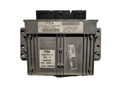 Citroen Peugeot ECU / 9648707780 / 9644674980 / 21647777-0 / SAGEM