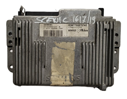 Renault ECU / S115300121B / S115300121 / HOM7700875745 / 7700111772