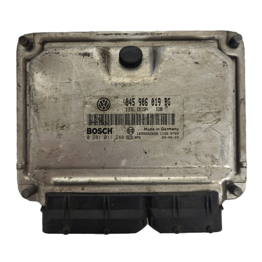 5x VW ŠKODA ECU / 045906019BG / 0281011244 / EDC15P+ / BOSCH BULK STOCK