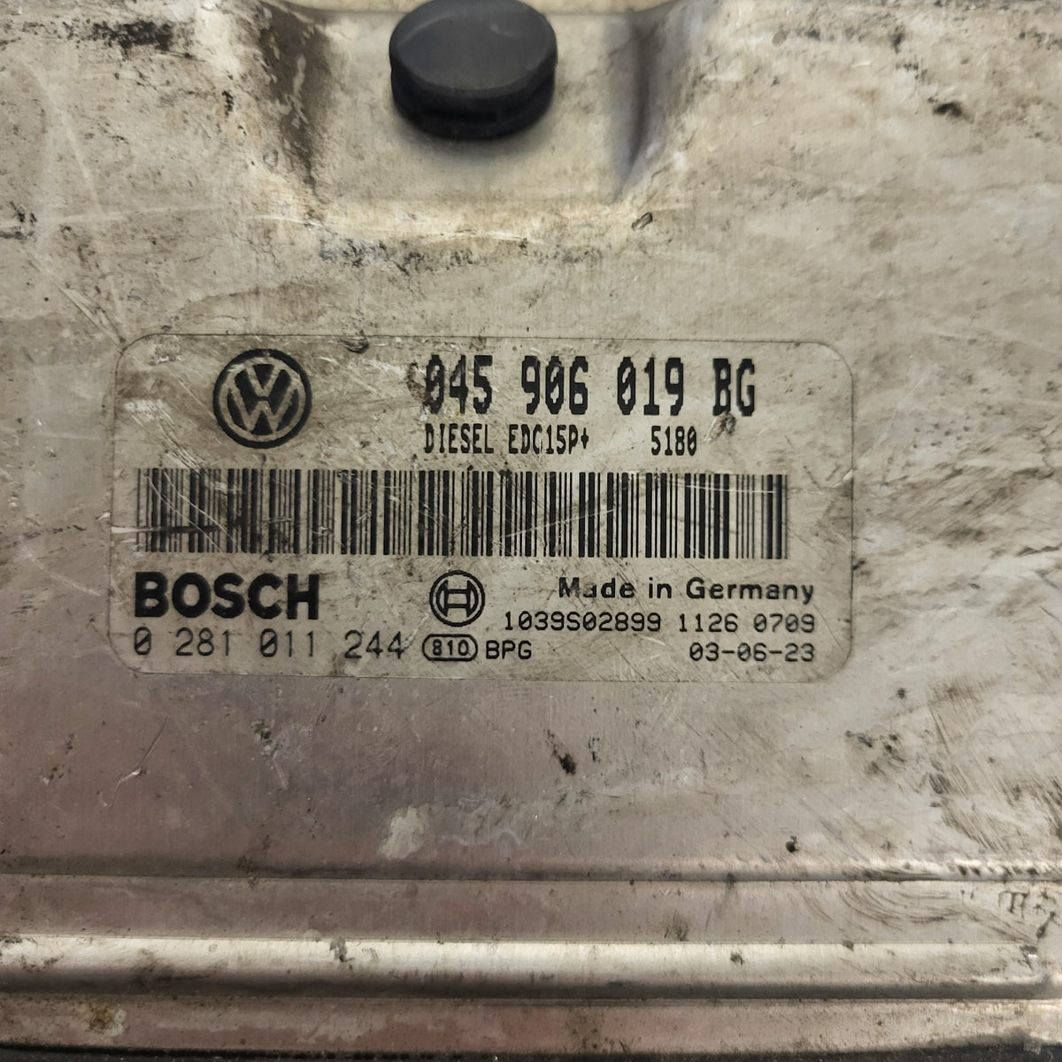 5x VW ŠKODA ECU / 045906019BG / 0281011244 / EDC15P+ / BOSCH BULK STOCK