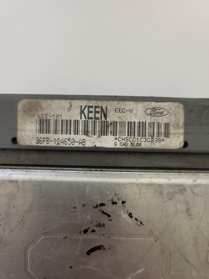 FORD FIESTA ECU / 96FB-12A650-AB / LEE-101 / EEC-V / KEEN / 96FB12A650AB