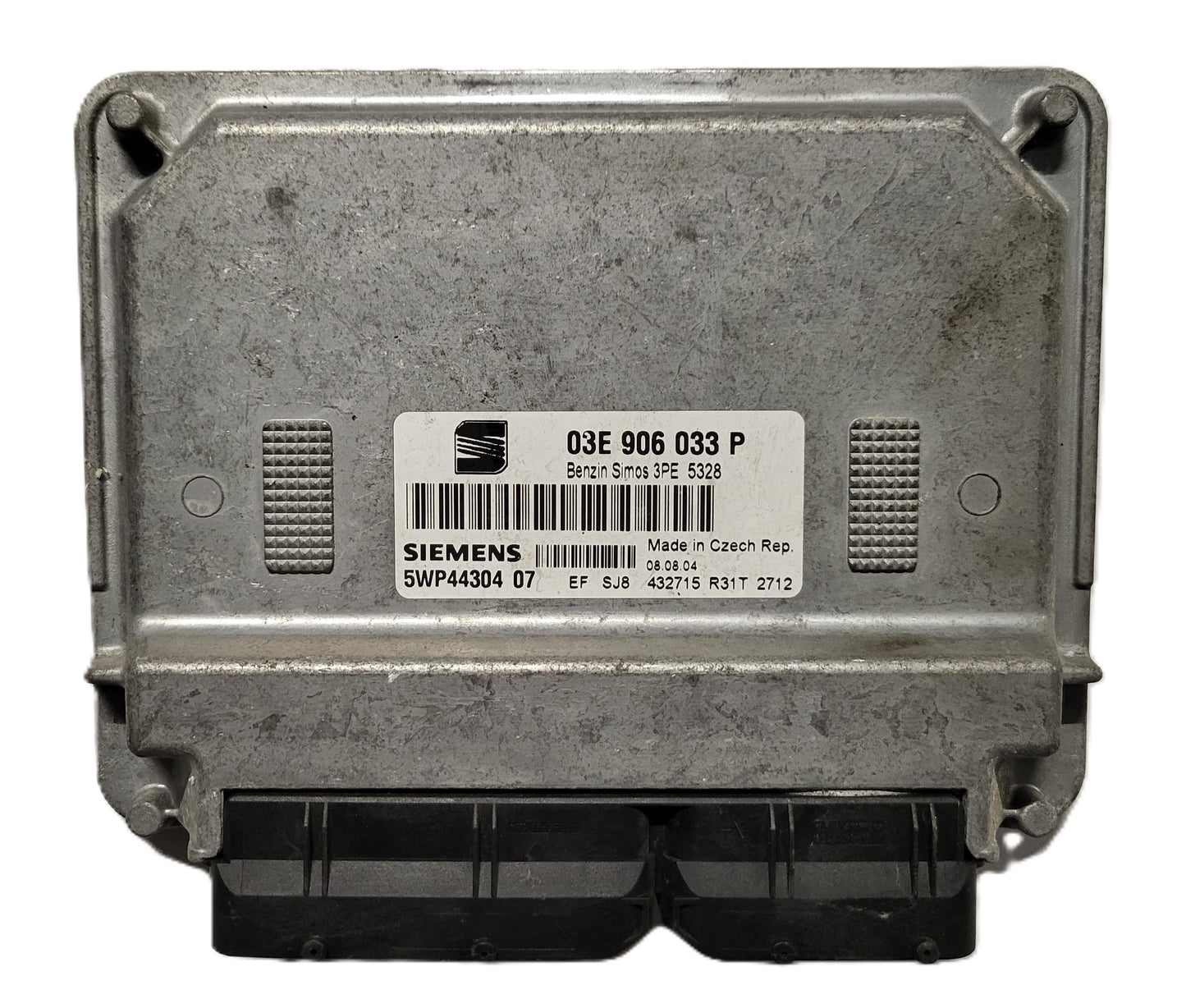 SEAT IBIZA ECU / 03E906033P / 5WP44304 07 / SIMOS 3PE SIEMENS