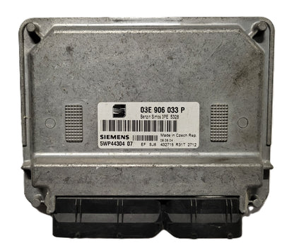 SEAT IBIZA ECU / 03E906033P / 5WP44304 07 / SIMOS 3PE SIEMENS