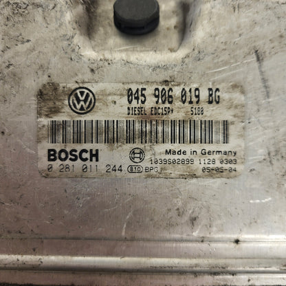 VW ŠKODA ECU / 045906019BG / 0281011244 / EDC15P+ / BOSCH