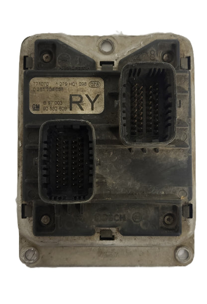 Opel Corsa 1.0 ECU / 0261204058 / 90532609 / RY / BOSCH - B40-13 - 1
