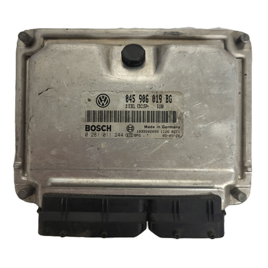 VW ŠKODA ECU / 045906019BG / 0281011244 / EDC15P+ / BOSCH