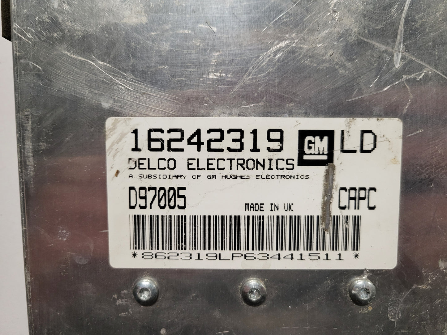 OPEL CORSA ECU / 16234829 / BTPP / DELCO