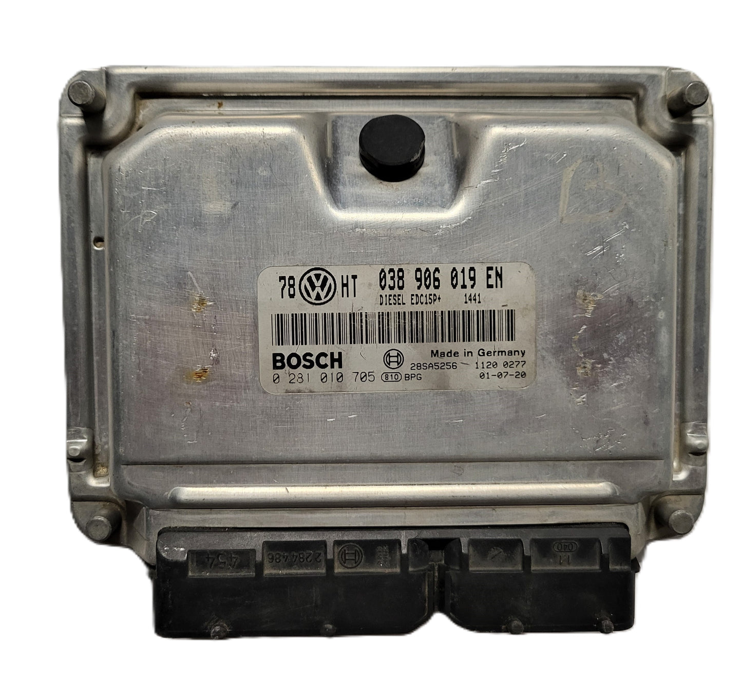 VW PASSAT ECU / 038906019EN / 0281010705 / 28SA5256 / EDC15P+ / BOSCH