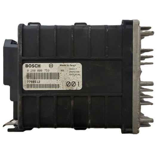 FIAT UNO ECU / 0280000759 / 7798512 / BOSCH