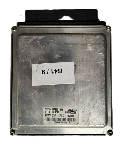 Ford ECU / 5S71-12A650-HB / 5S7112A650HB / 28025124 / R0411C039B / FBWV / DELPHI