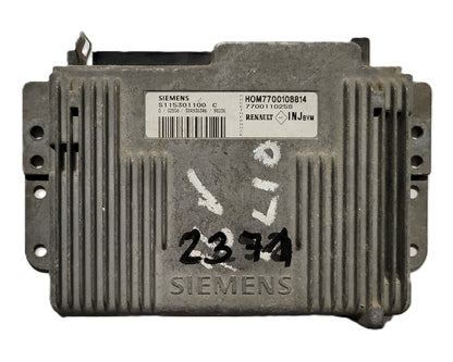 Renault ECU / S115301100C / HOM7700108814 / 7700110258 / S115301100 / SIEMENS