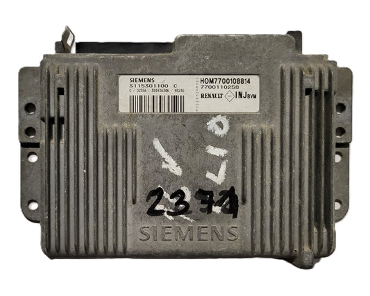 Renault ECU / S115301100C / HOM7700108814 / 7700110258 / S115301100 / SIEMENS