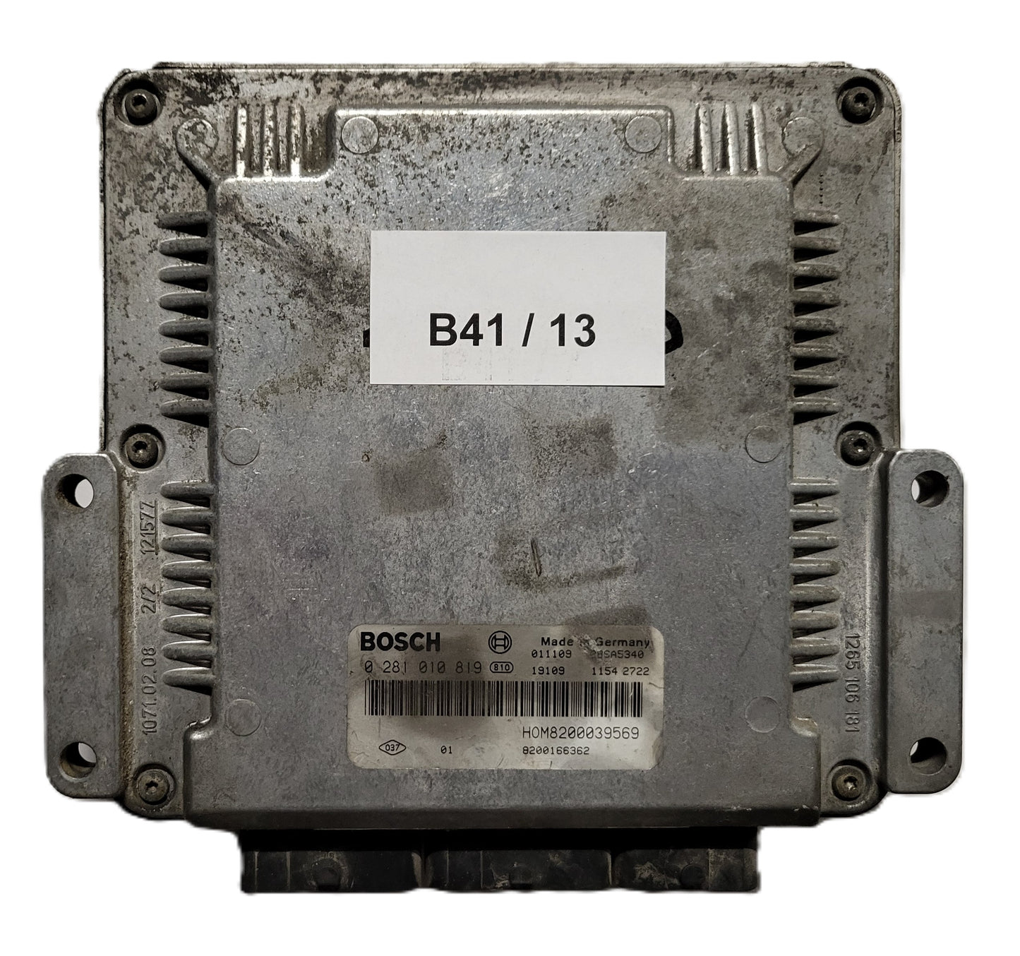 RENAULT ECU / 0281010819 / 8200039569 / 8200166362 / BOSCH