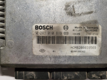 RENAULT ECU / 0281010819 / 8200039569 / 8200166362 / BOSCH