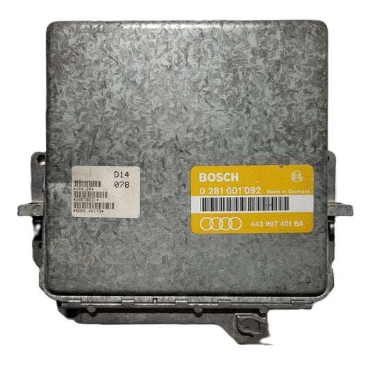 Audi ECU / 0281001092 / 443907401BA / BOSCH