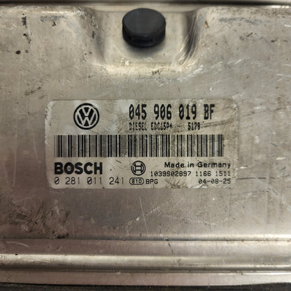VW POLO ECU / 045906019BF / 0281011241 / EDC15P+ / BOSCH