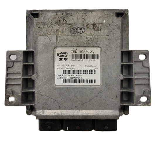 PEUGEOT 206 ECU / IAW 48P2.76 / 9643707380 / 9644925780 / MAGNETI MARELLI