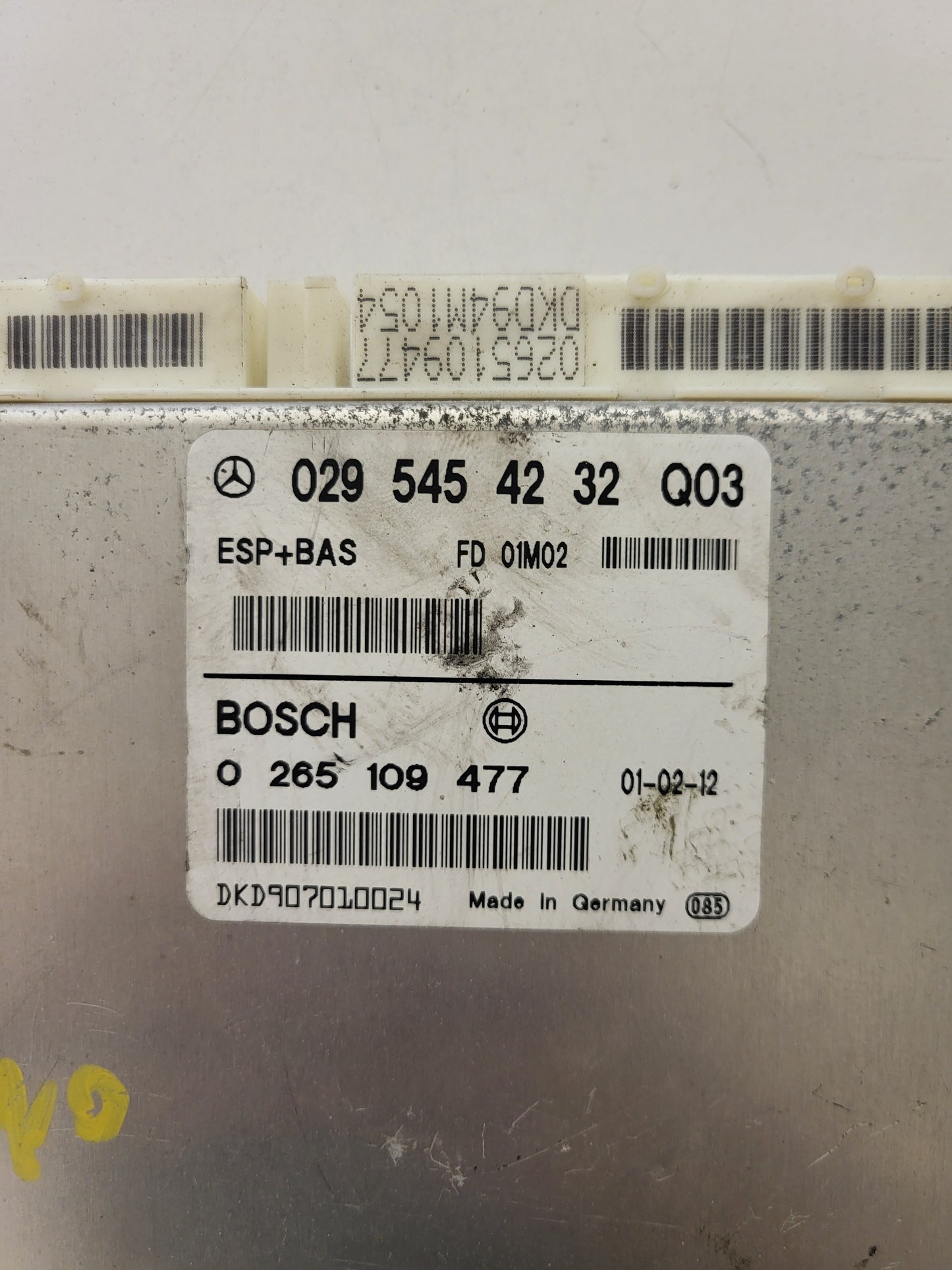 Mercedes A-Class W168 ESP ECU / 0295454232 / 0265109477 / BOSCH