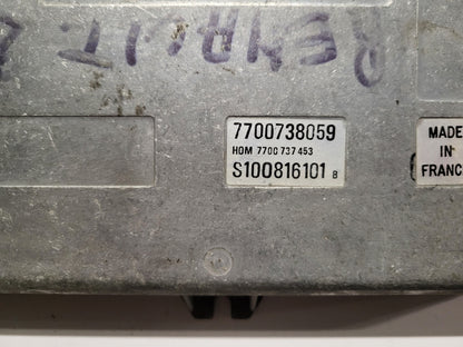 Renault 25 ECU / 7700738059 / 7700737453 / S100816101B / S100816101